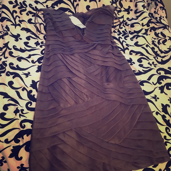 Herve Leger Dresses & Skirts - Vintage Herve Leger Silk Tiered Dusty Rose Dress.